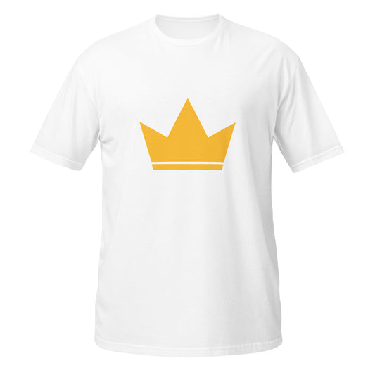 Crown - White Short-Sleeve Unisex T-Shirt